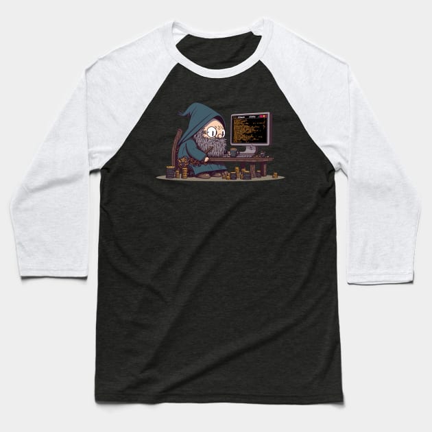 Code Wizard - Show off your coding skills in style Baseball T-Shirt by SMCLN